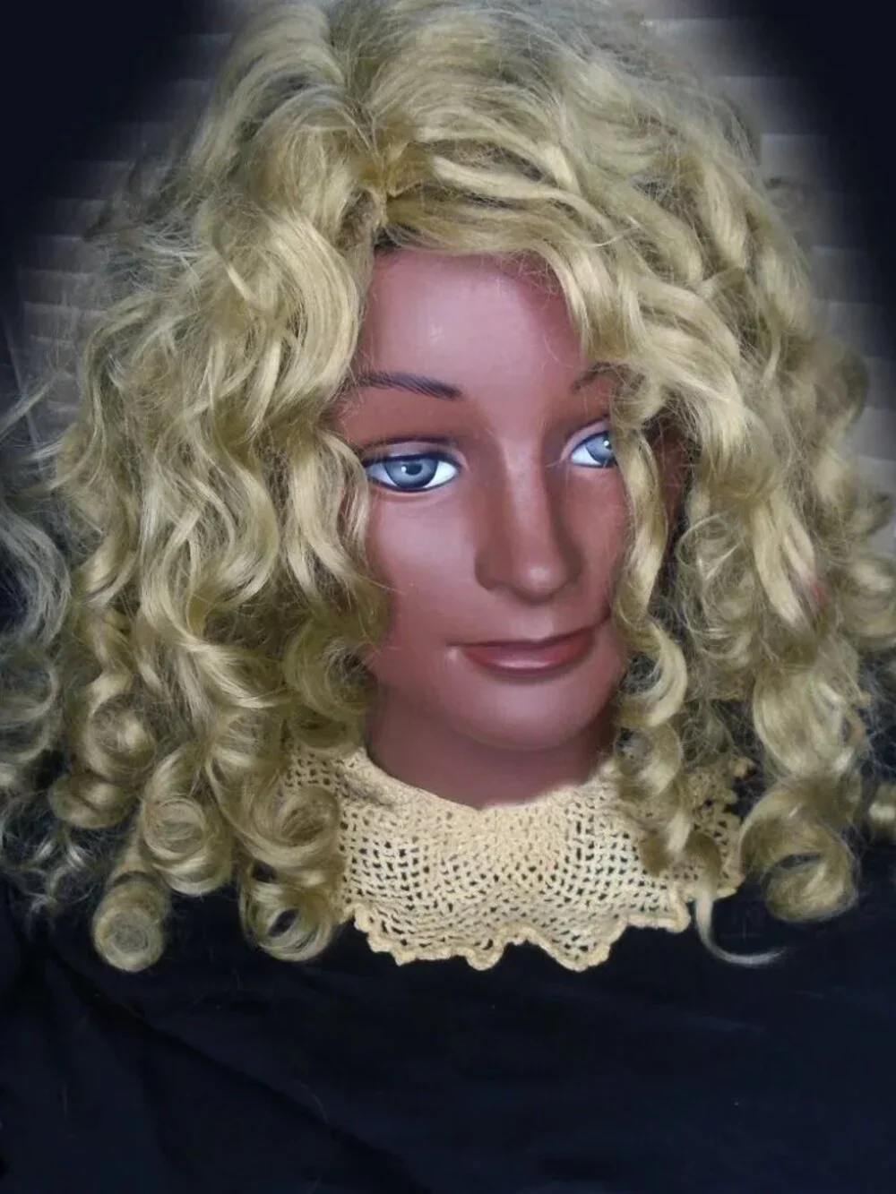 Curly Wig, Baloney Curls Baroque Theatre Costuming Regencycore Fairycore